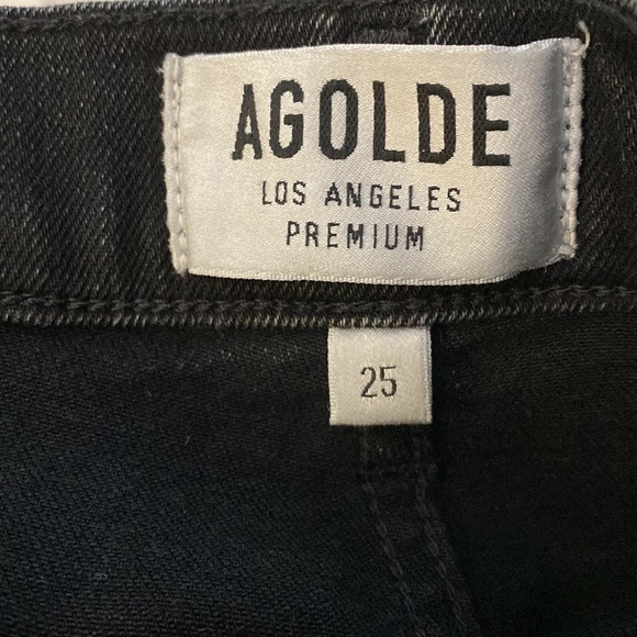 Agolde Sophie Mid Rise Skinny Crop - Temple (16) - Picture 6 of 7